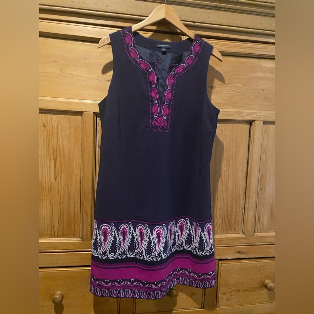 Banana Republic navy tunic dress